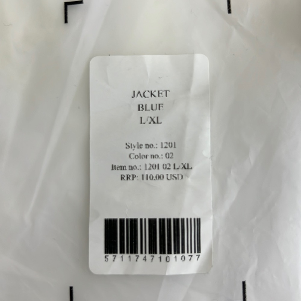 RAINS UNISEX  HOODED RAIN JACKET NAVY SZ L/XL - Picture 14 of 14